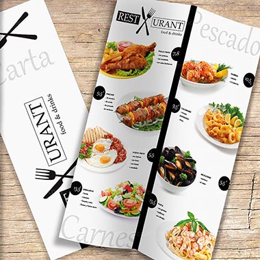Men&uacute;s cartas de Restaurantes